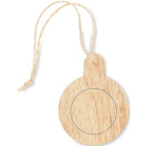 AVA Houten kerstversiering set