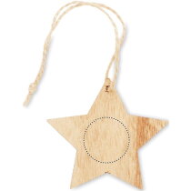 AVA Houten kerstversiering set