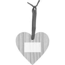 Houten kerstornament Hart