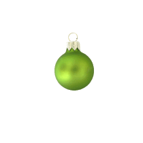 Kerstbal XL 100 mm groen
