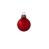 Kerstbal XL 100 mm rood