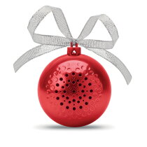 JINGLE BALL Bluetooth speaker kerstbal rood bedrukken