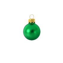 Kerstbal XL 100 mm groen