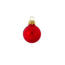 Kerstbal XL 100 mm rood
