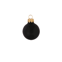 Kerstbal XL 100 mm zwart