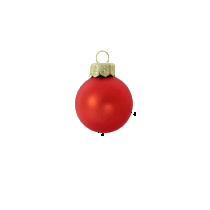Kerstbal XL 100 mm rood