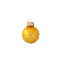 Kerstbal XL 100 mm geel