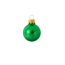 kerstbal 60 mm groen