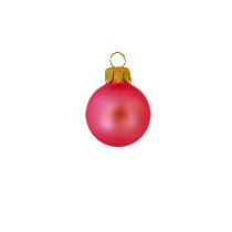 kerstbal 60 mm roze