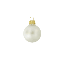 kerstbal 60 mm wit met eigen logo