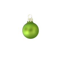 kerstbal 60 mm lichtgroen