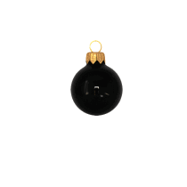 kerstbal 60 mm zwart