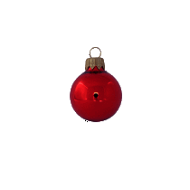 kerstbal 60 mm rood