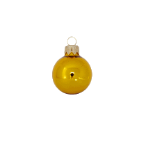 Kerstbal 80 mm goud