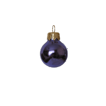 kerstbal 60 mm paars
