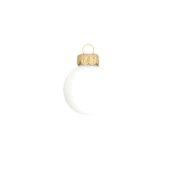 kerstbal 60 mm wit