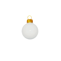 kerstbal 60 mm wit