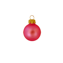 Kerstbal 80 mm roze