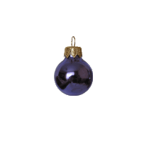 Kerstbal 80 mm paars