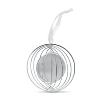 BUNO Ronde kerstdecoratie zilver