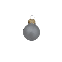 Kerstbal XL 100 mm metallic zilver