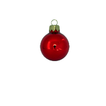 Kerstbal XL 100 mm rood