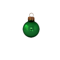 kerstbal 60 mm groen