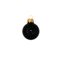 Kerstbal XL 100 mm zwart