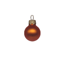 Kerstbal XL 100 mm brons