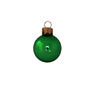 Kerstbal XL 100 mm groen