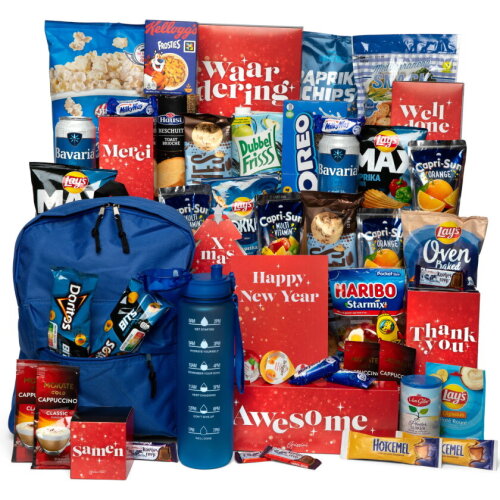 Kerstpakket Blauw & Rood