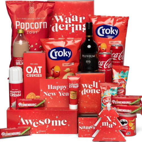 Kerstpakket Oogverblindend Rood