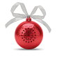 JINGLE BALL Bluetooth speaker kerstbal rood bedrukken
