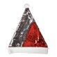 Kerstmuts Rood acc. Wit pailletten